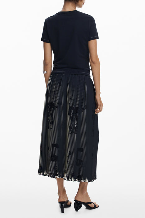 Desigual Womens Long Skirt Black