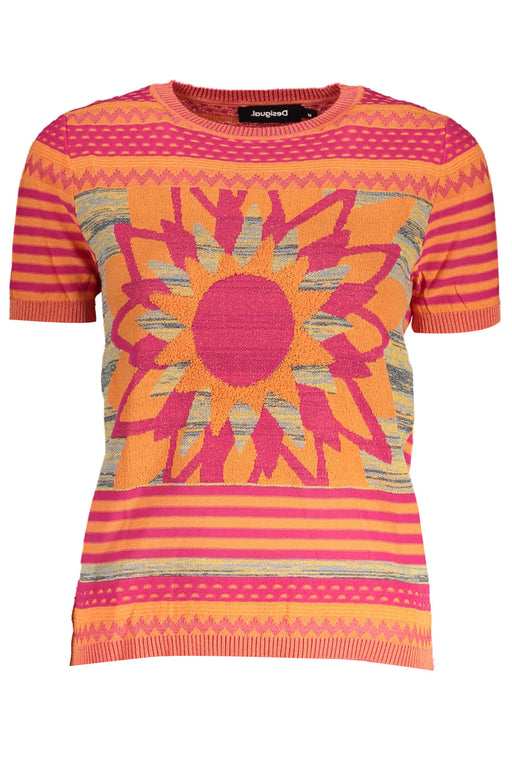 Desigual Womens Orange Sweater