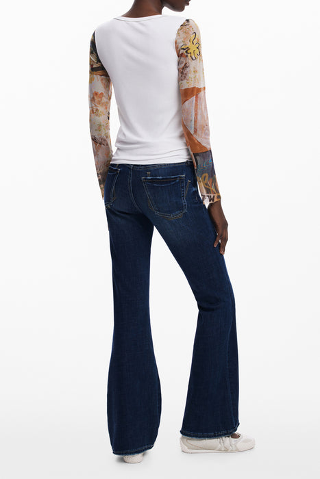 Desigual Womens White Sweater