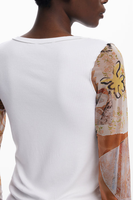 Desigual Womens White Sweater