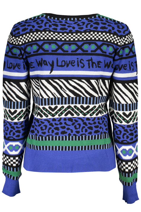 Desigual Womens Blue Sweater