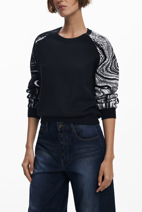 Desigual Womens Black Sweater