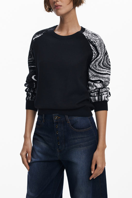 Desigual Womens Black Sweater