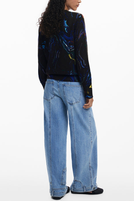 Desigual Womens Black Sweater