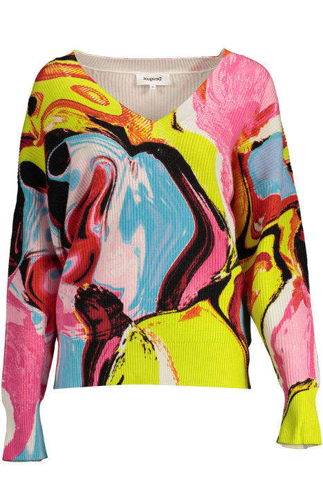 Desigual Pink Woman Sweater