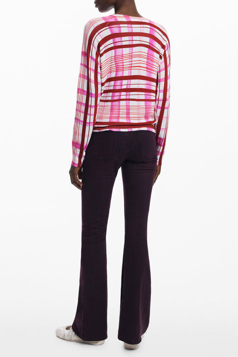 Desigual Womens Pink Sweater