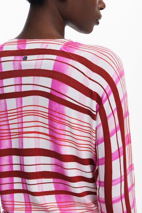 Desigual Womens Pink Sweater