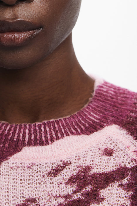 Desigual Womens Pink Sweater