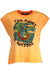 Desigual Womens Short Sleeve T-Shirt Orange