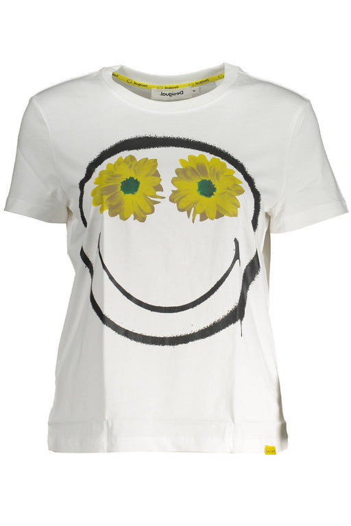 Desigual Short Sleeve T-Shirt Women White