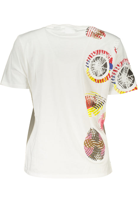 Desigual Womens Short Sleeve T-Shirt White