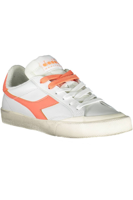 Diadora White Woman Sports Shoes