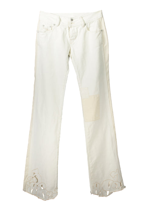 Diesel White Womens Trousers