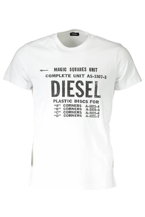 Diesel White Mens Short Sleeve T-Shirt