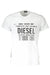 Diesel White Mens Short Sleeve T-Shirt