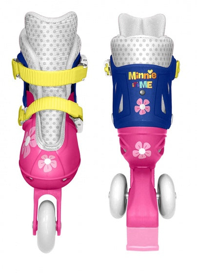Minnie Mouse Inline Skates Hardboot White/Blue size 27/30,