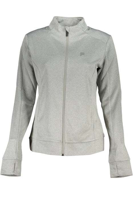 Fila Womens Gray Zip Sweatshirt