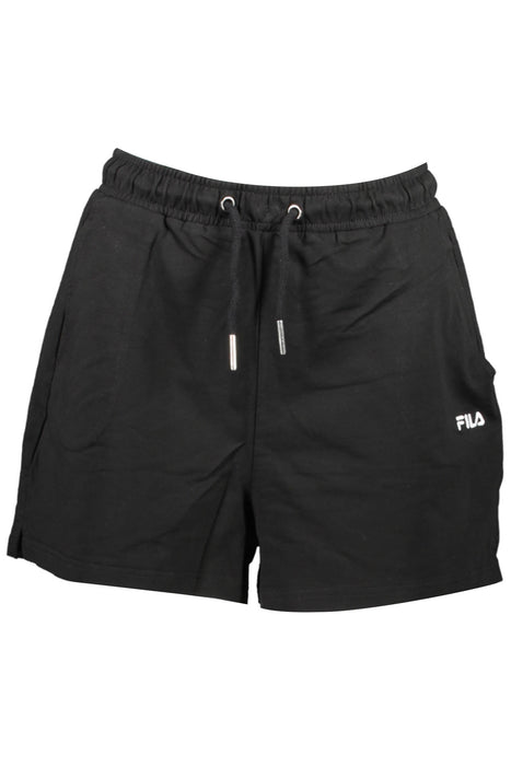 Fila Black Woman Short Pants