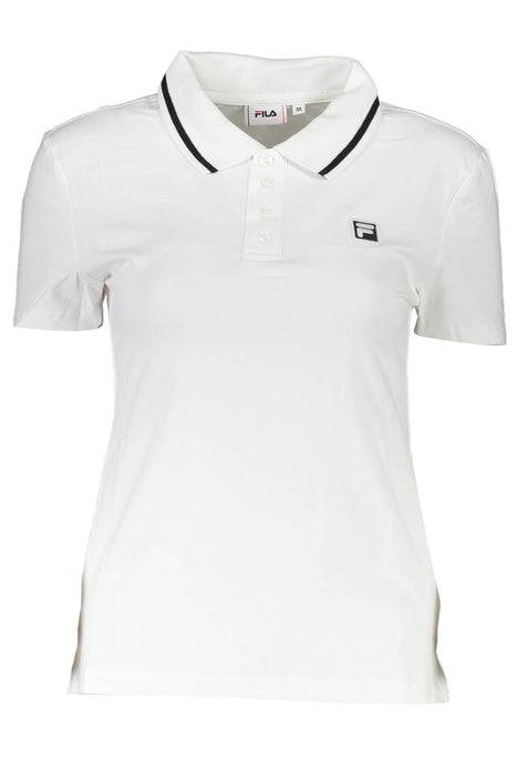 Fila Polo Shirt Short Sleeve Woman White