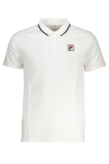 Fila Mens White Short Sleeved Polo Shirt