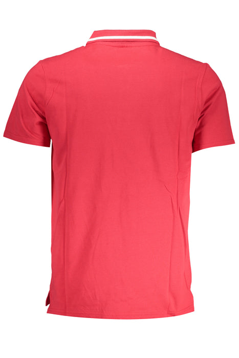 Fila Mens Red Short Sleeved Polo Shirt