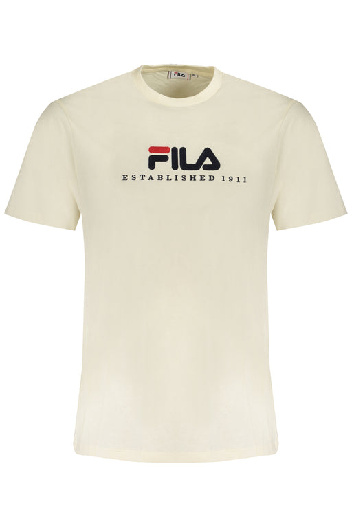 Fila Short Sleeve T-Shirt Men Beige