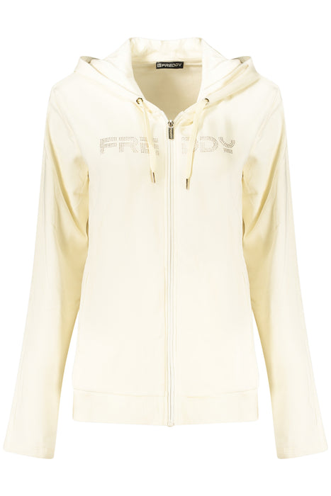 Freddy Womens White Zip-Up Sweatshirt
