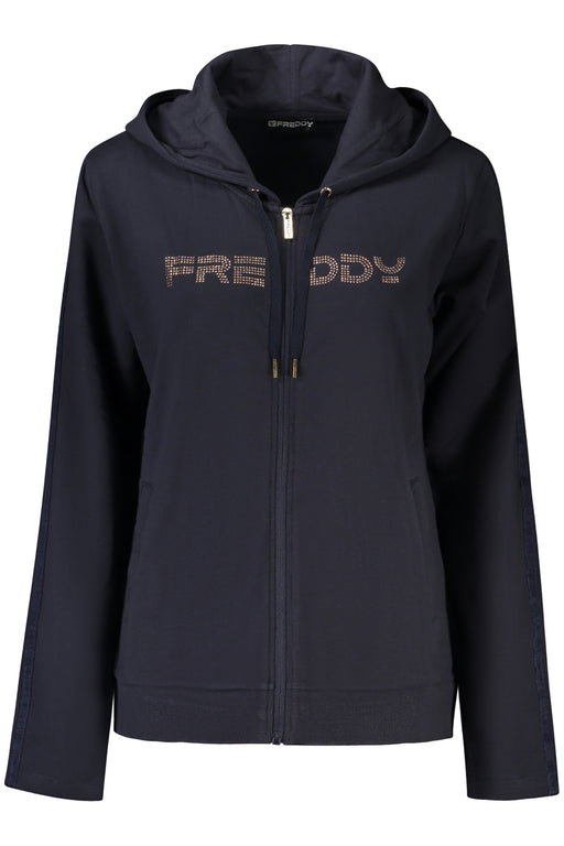 Freddy Womens Blue Zip-Up Sweatshirt