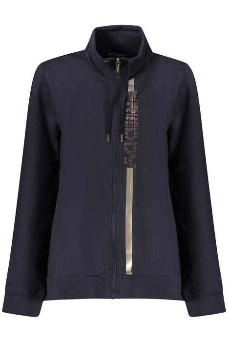 Freddy Womens Blue Zip-Up Sweatshirt