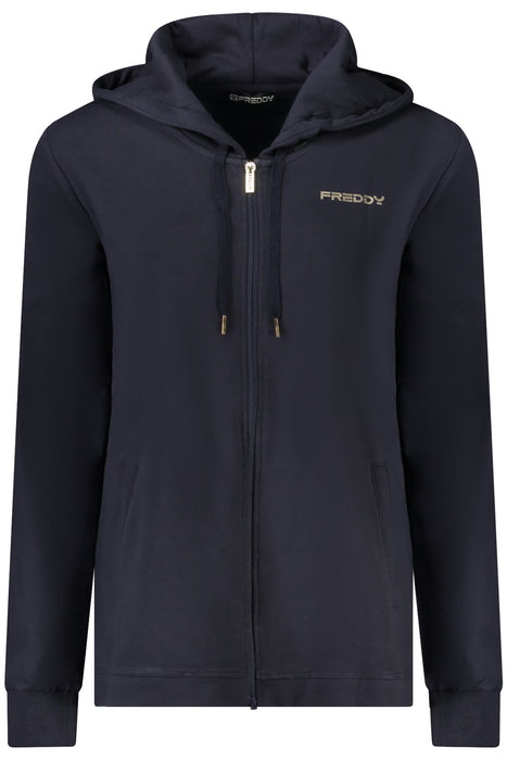 Freddy Womens Blue Zip-Up Sweatshirt