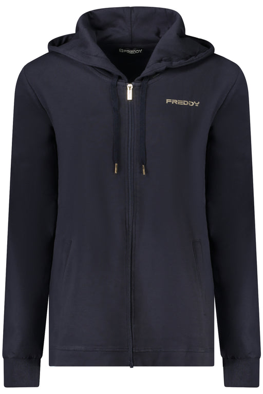 Freddy Womens Blue Zip-Up Sweatshirt