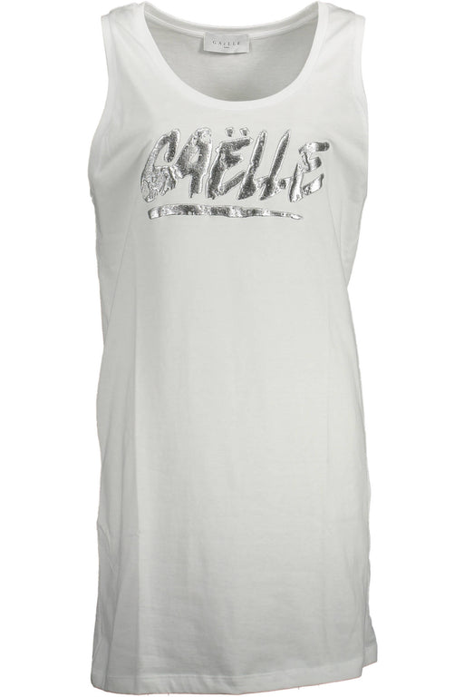 Gaelle Paris White Woman Short Dress