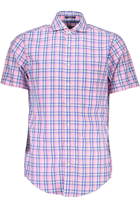 Gant Mens Short Sleeve Shirt Pink