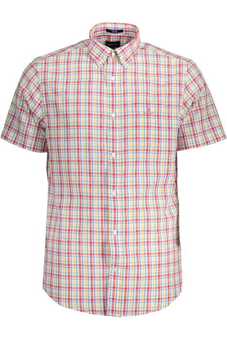 Gant Mens Short Sleeve Shirt Red