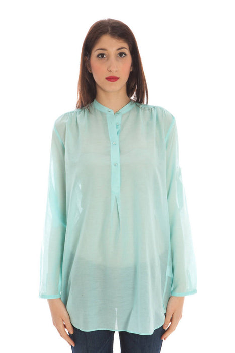 Gant Womens Long Sleeve Shirt Light Blue