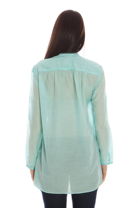 Gant Womens Long Sleeve Shirt Light Blue