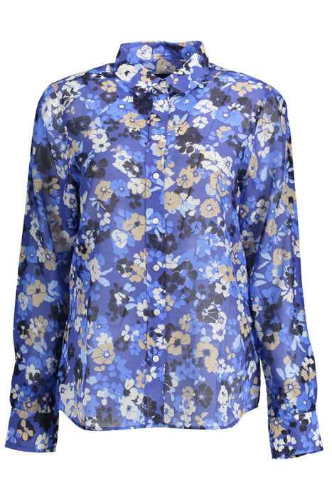Gant Womens Long Sleeve Shirt Blue