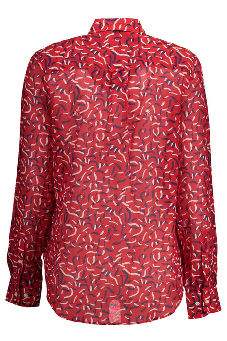 Gant Womens Long Sleeve Shirt Red