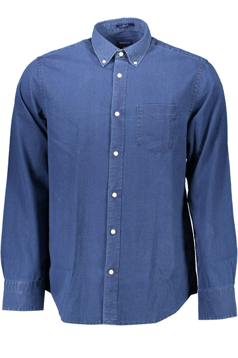 Gant Long Sleeve Shirt Men Blue