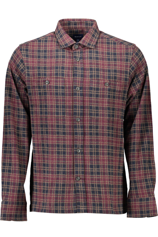 Gant Mens Long Sleeve Shirt Brown