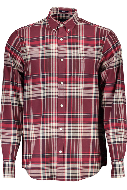 Gant Mens Red Long Sleeve Shirt