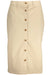 Gant Womens Beige Longuette Skirt
