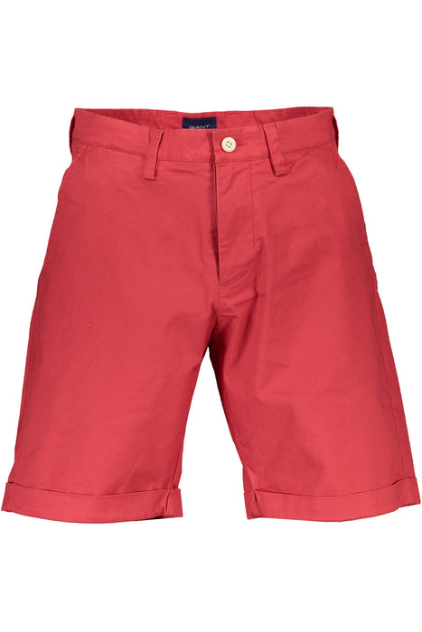 Gant Red Mens Bermuda Trousers