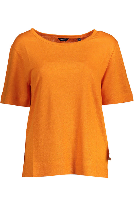Gant Womens Short Sleeve T-Shirt Orange