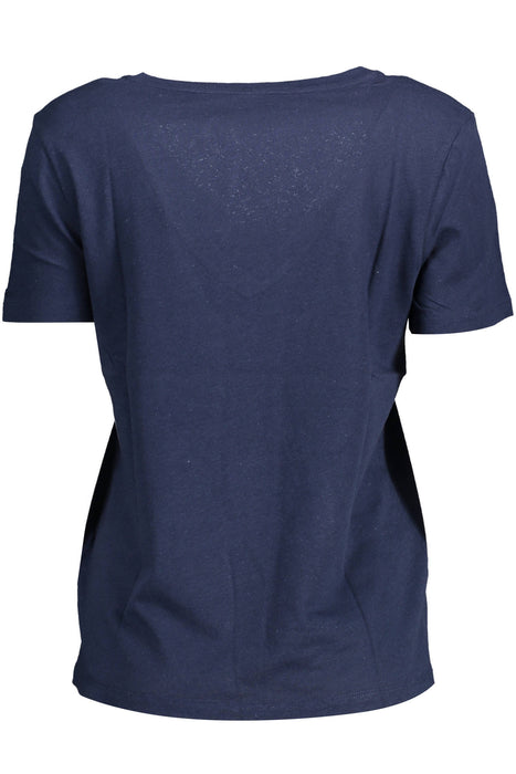 Gant Womens Short Sleeve T-Shirt Blue