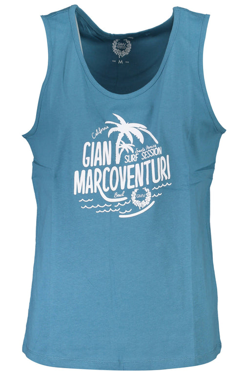 Gian Marco Venturi Man Blue Tank Top