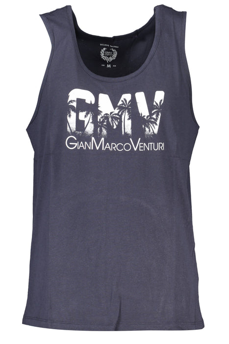 Gian Marco Venturi Man Blue Tank Top