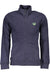Gian Marco Venturi Mens Blue Zip-Up Sweatshirt