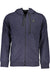 Gian Marco Venturi Mens Blue Zip-Up Sweatshirt