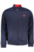 Gian Marco Venturi Mens Blue Zip Sweatshirt